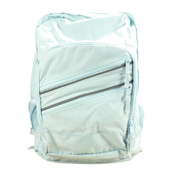 LL Bean Unisex Adult Nylon Super Deluxe Book Pack 41L School Backpack Light Blue - Picture 1 of 12